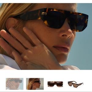 NWOT!!! Feroce sunglasses Beluga brown tortoise. So chic!